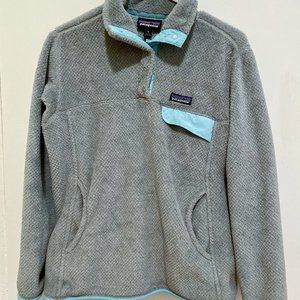 Patagonia Retool Snap-T Fleece Pullover Gray/Blue